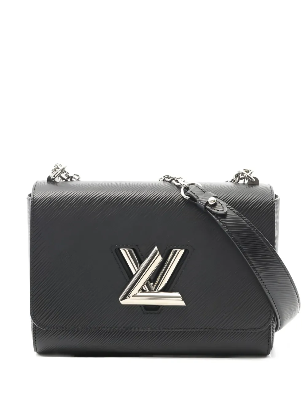 Louis Vuitton Pre-Owned leather chain shoulder bag | Black | Image 1