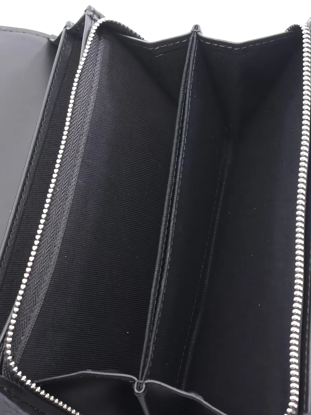 Pre-owned Vivienne Westwood Saffiano-leather Bi-fold Wallet In Black