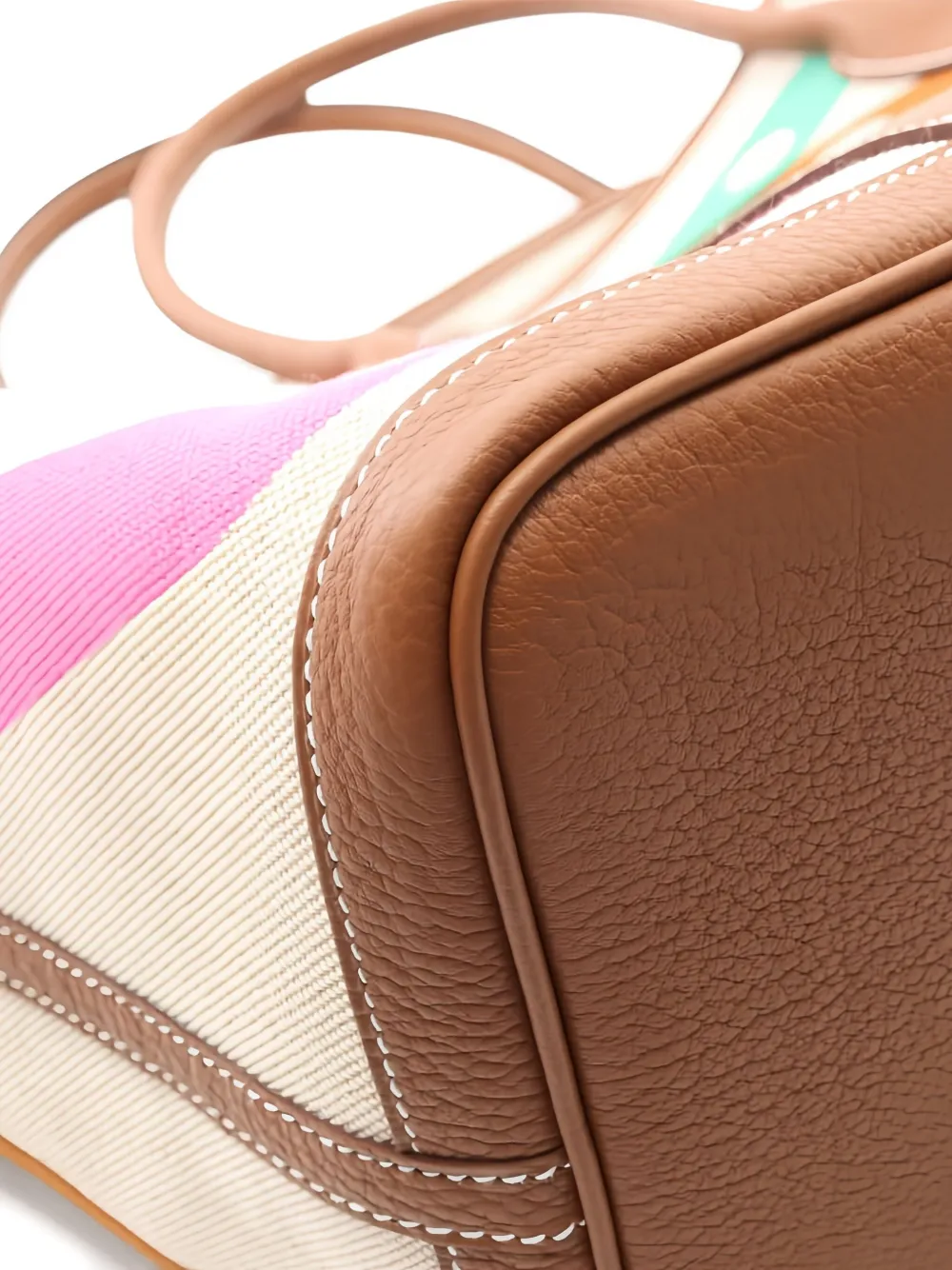 Pre-owned Hermes Garden Party Pm Tote Bag In Neutral