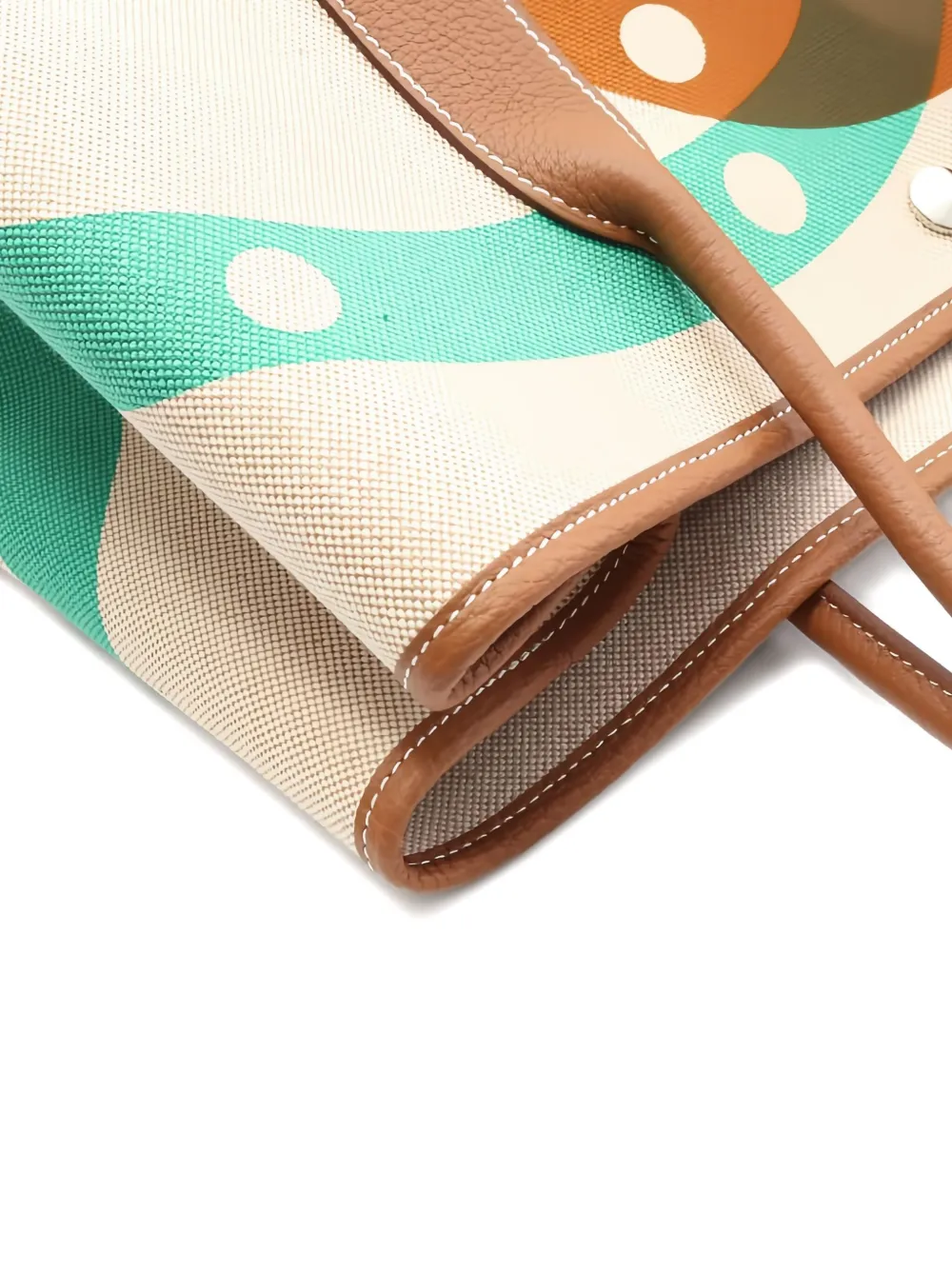 Pre-owned Hermes Garden Party Pm Tote Bag In Neutral