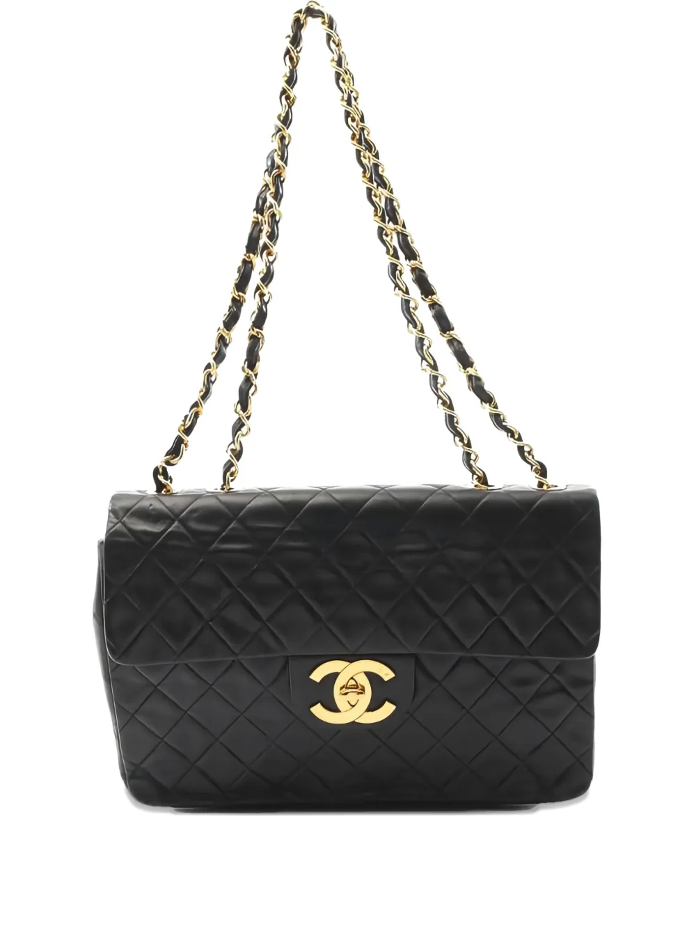 Классическая сумка через плечо с клапаном, бывшая в употреблении у CHANEL
