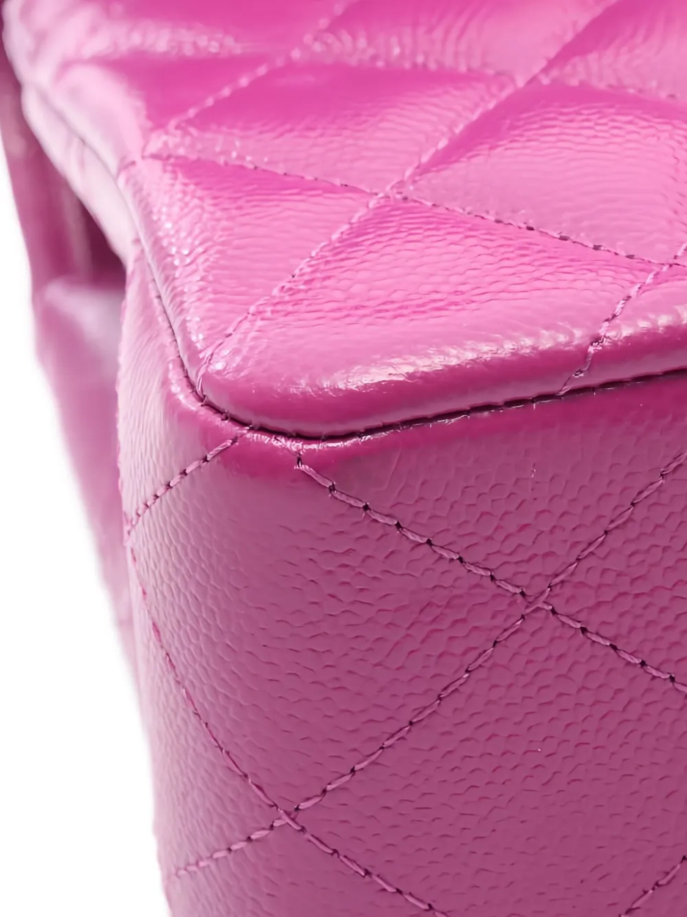 Pre-owned Chanel Double Flap Shoulder Bag In Pink