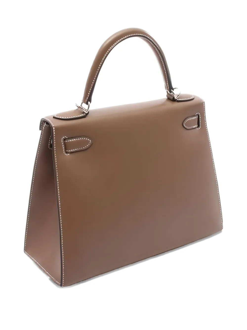 Pre-owned Hermes 2019 Kelly 28 Handbag In Brown