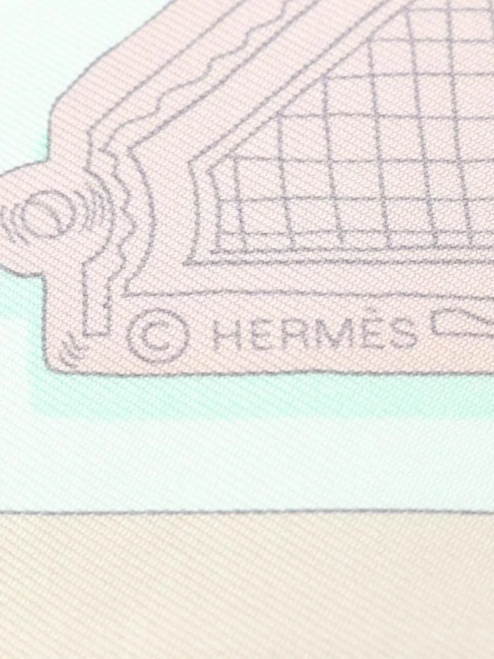 Hermès Pre-Owned 2010 Merveilleuses Lanternes 90 scarf | Image 2