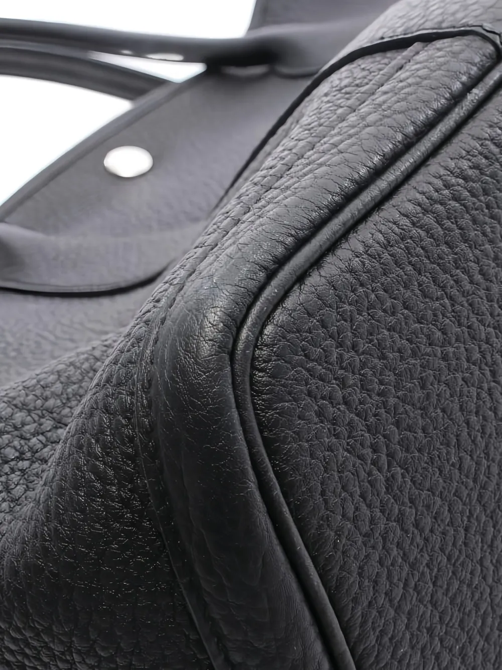 Pre-owned Hermes Garden Party Pm Tote Bag In Black