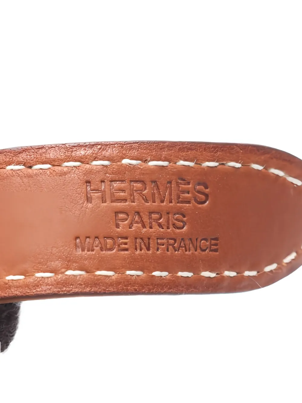 Pre-owned Hermes Royal Tigre City Pm Shoulder Bag In Brown