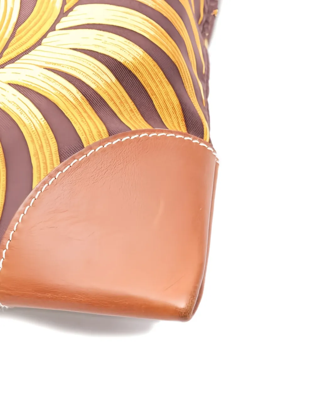 Pre-owned Hermes Royal Tigre City Pm Shoulder Bag In Brown