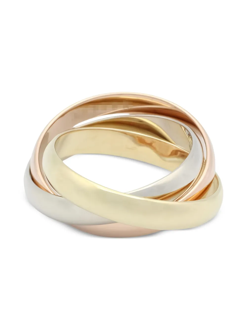 Cartier トリニティ リング 18Kゴールド - ゴールドトーン Cartier トリニティ リング 18Kゴールド - ゴールドトーン