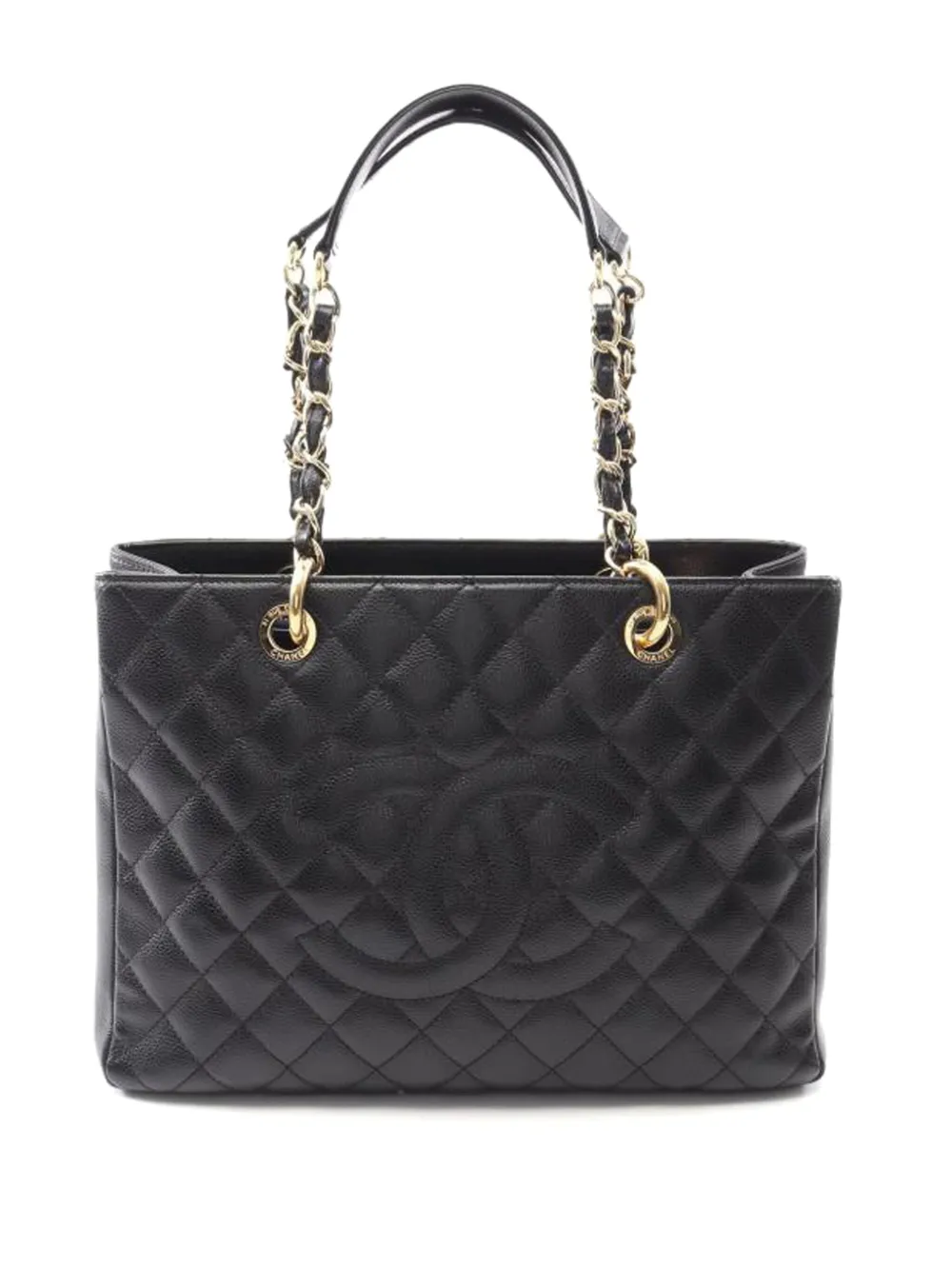 CHANEL Pre-Owned グランド ショッピング バッグ - ブラック CHANEL Pre-Owned グランド ショッピング バッグ - ブラック