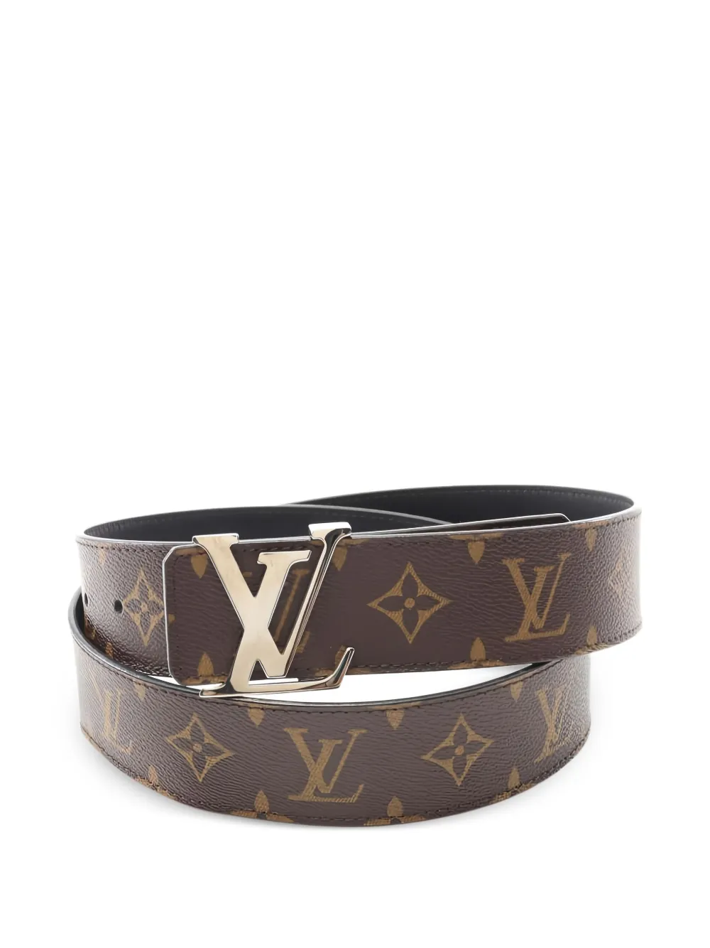 Louis Vuitton Pre-Owned cinturón reversible con monograma | negro | Image 1