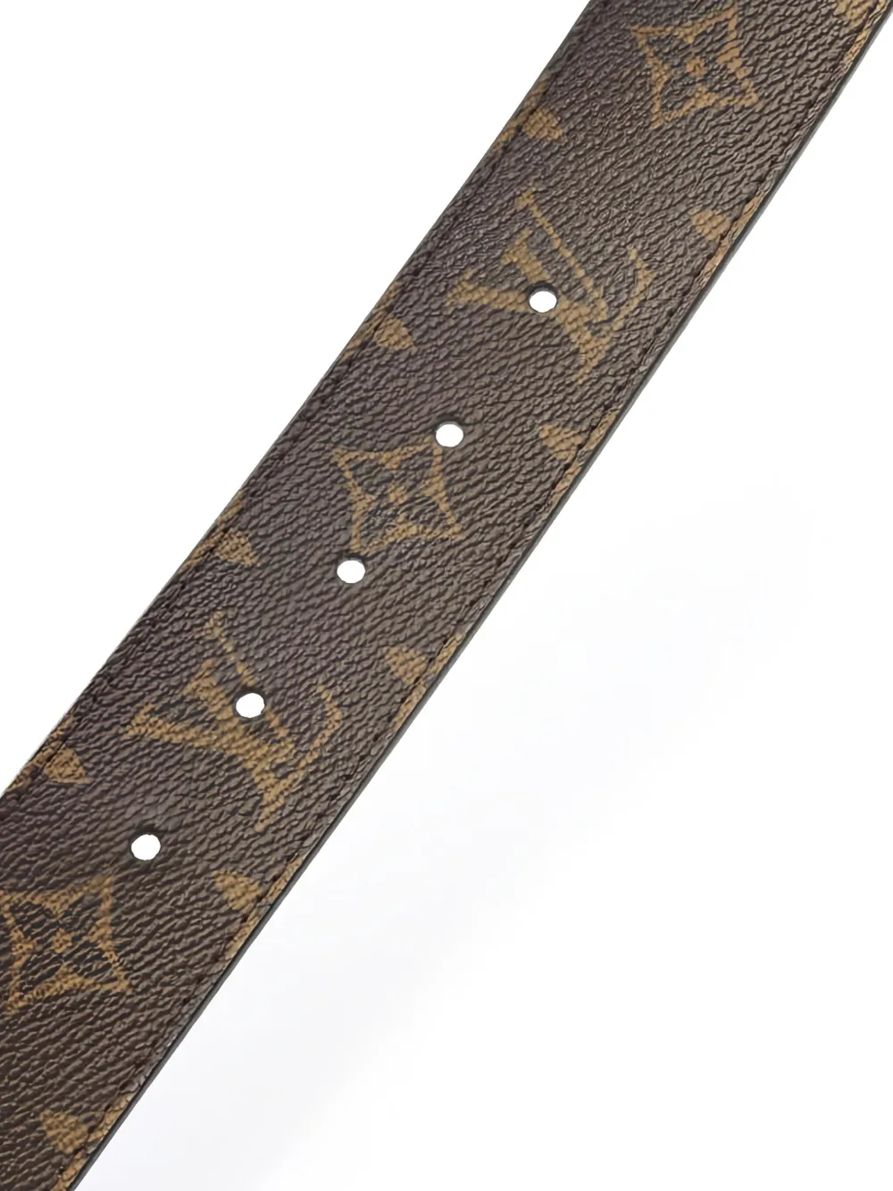 Pre-owned Louis Vuitton Monogram 40mm Reversible Belt In Black