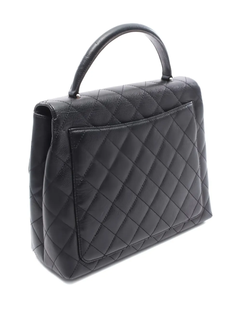 CHANEL Pre-Owned matelassé caviar-leather top handle bag | Pre-Owned | Image 2