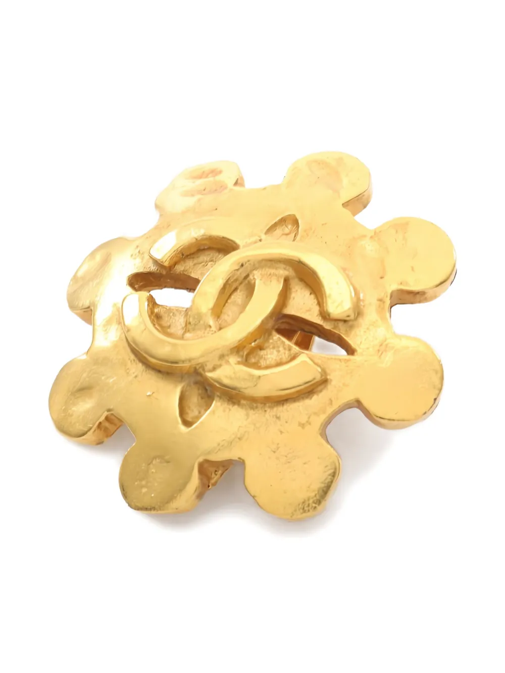 CHANEL Pre-Owned 1986-1988 CC logo earrings | Image 2