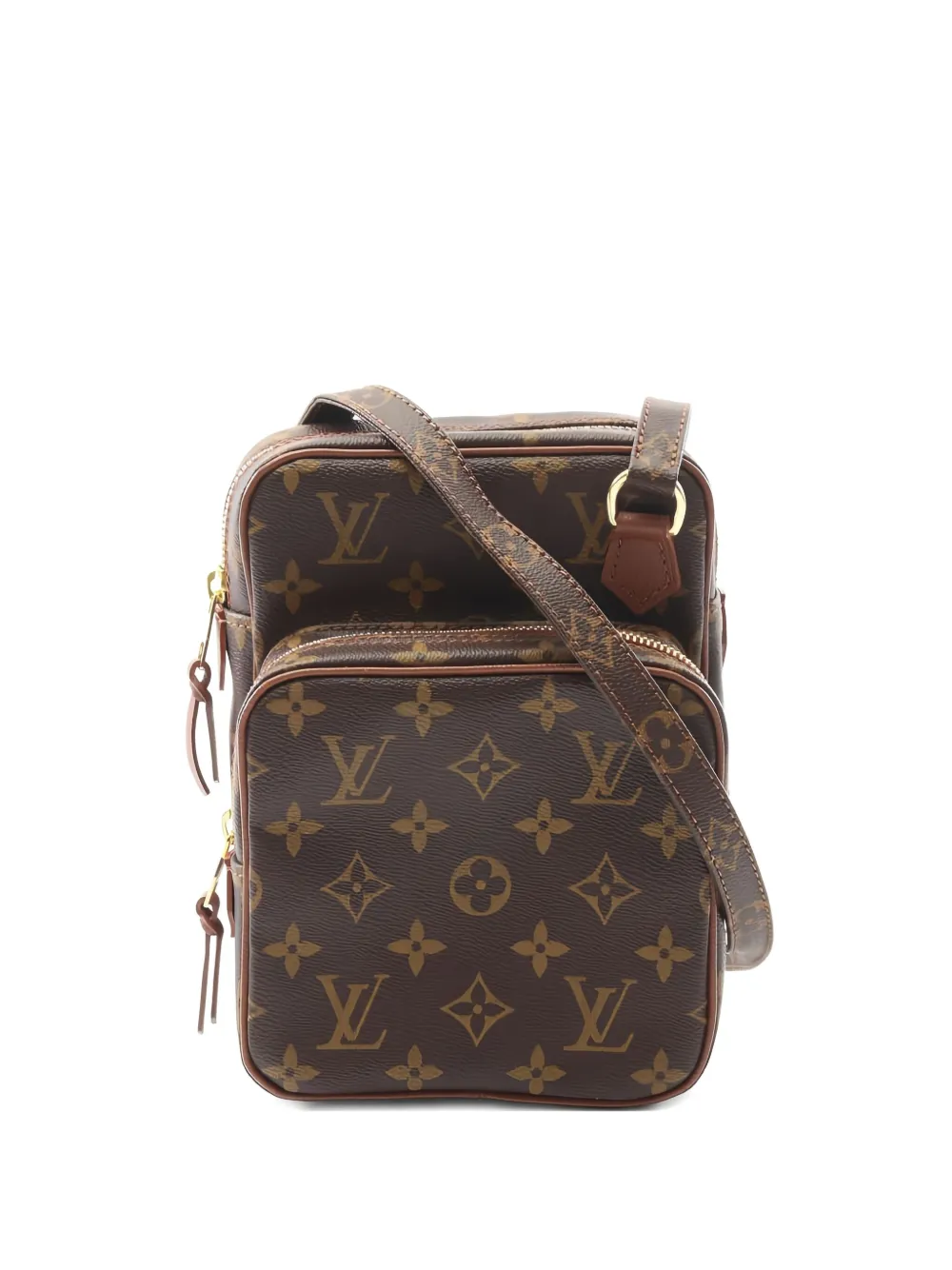 Louis Vuitton Pre-Owned x Comme Des Garçons モノグラム ショルダーバッグ - ブラウン Louis Vuitton Pre-Owned x Comme Des Garçons モノグラム ショルダーバッグ - ブラウン