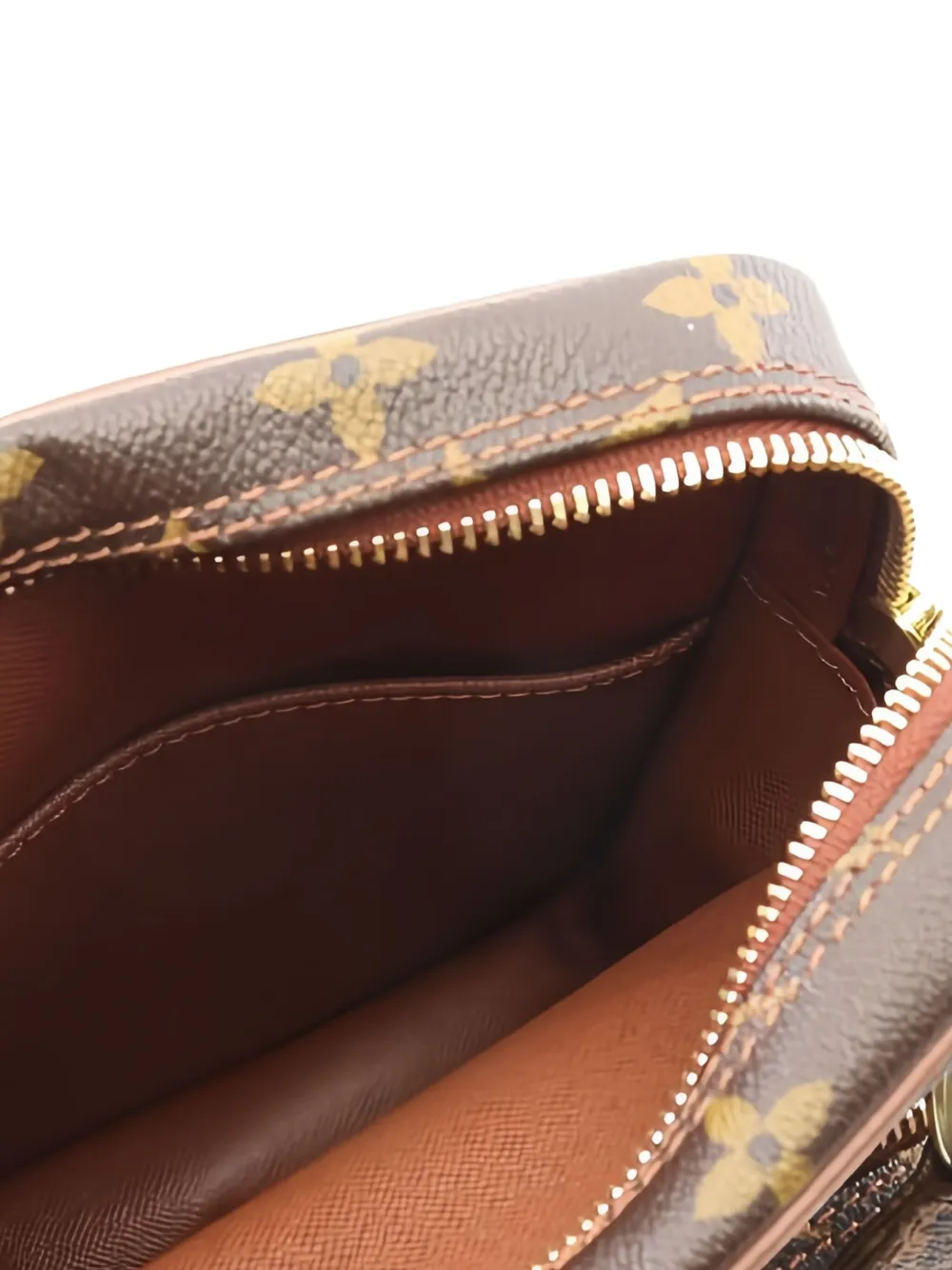 Pre-owned Louis Vuitton X Comme Des Garçons 经典logo单肩包 In Brown