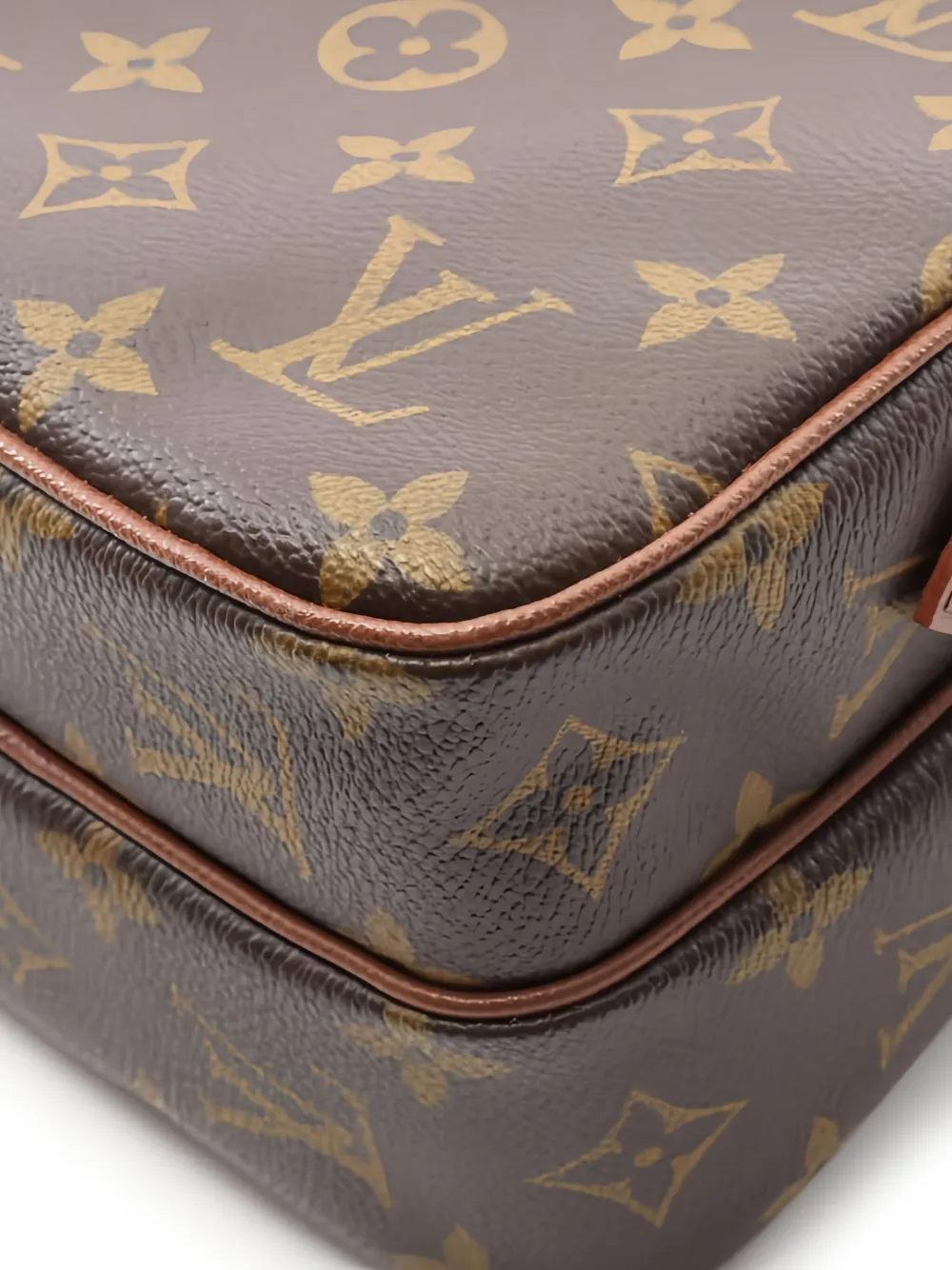 Pre-owned Louis Vuitton X Comme Des Garçons 经典logo单肩包 In Brown