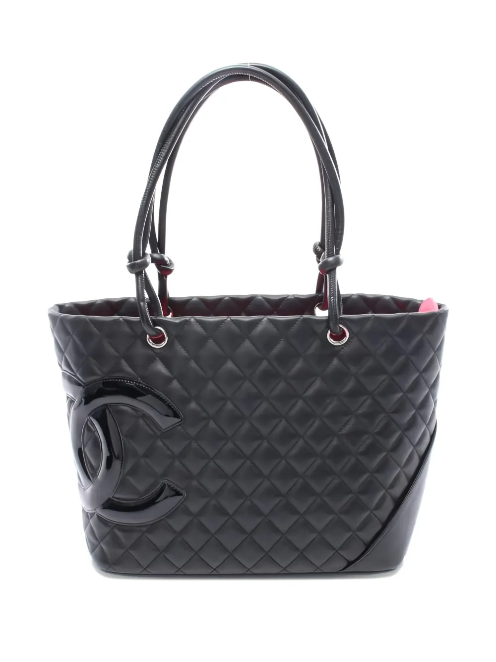 CHANEL Pre-Owned カンボン ショルダーバッグ L - ブラック CHANEL Pre-Owned カンボン ショルダーバッグ L - ブラック