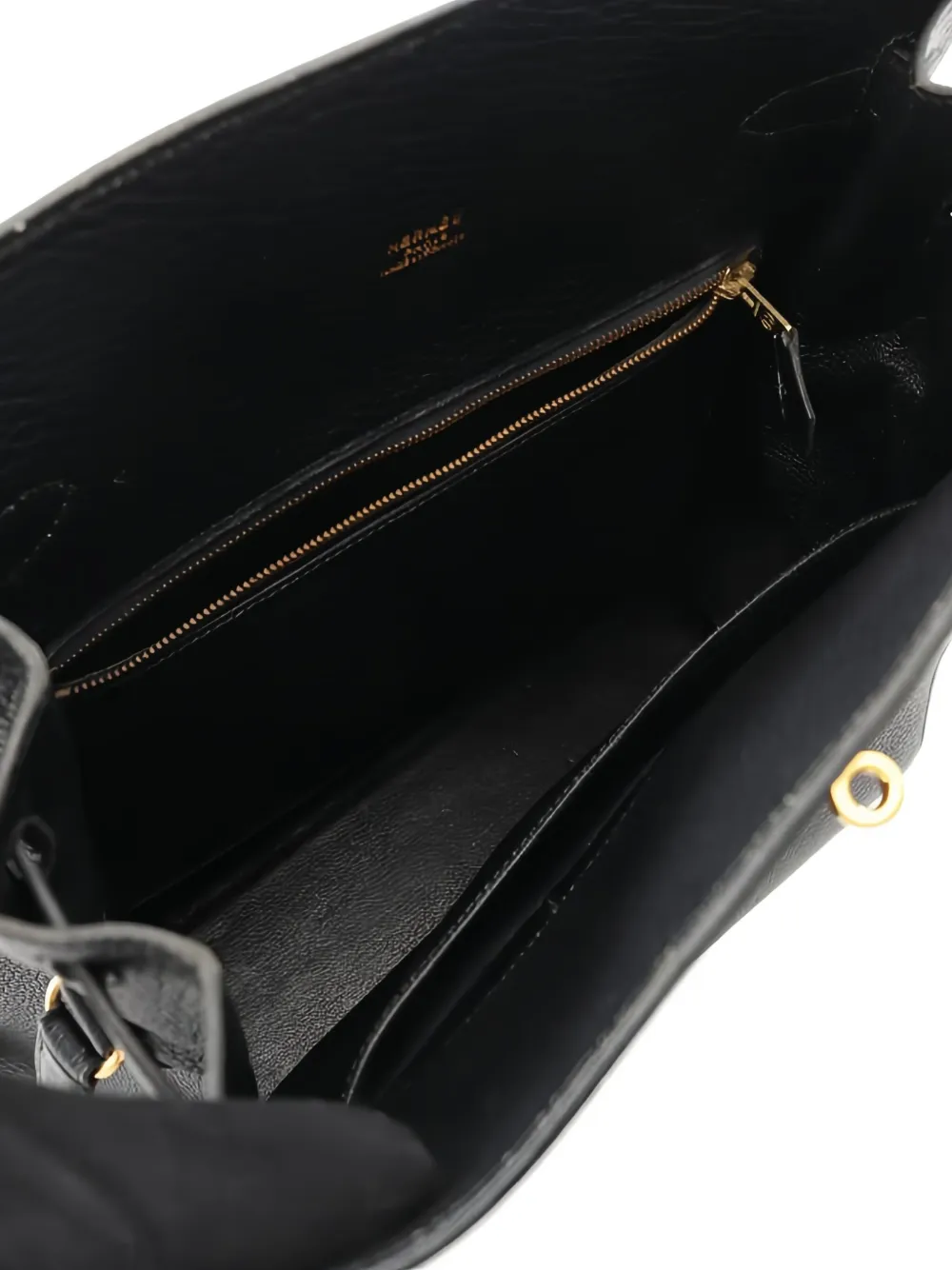 Pre-owned Hermes Kelly Sport Gm Shoulder Bag In Black