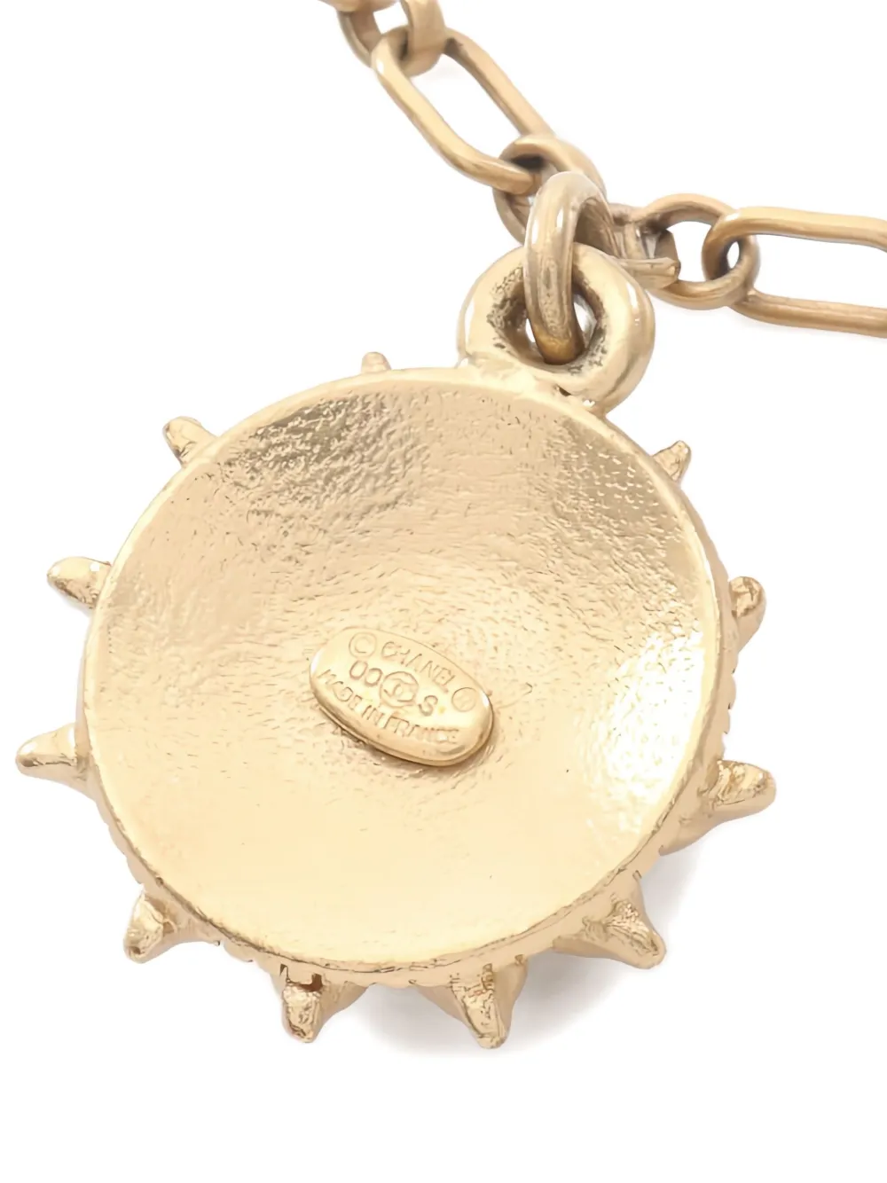 Pre-owned Chanel Sun-charm Bracelet In Gold