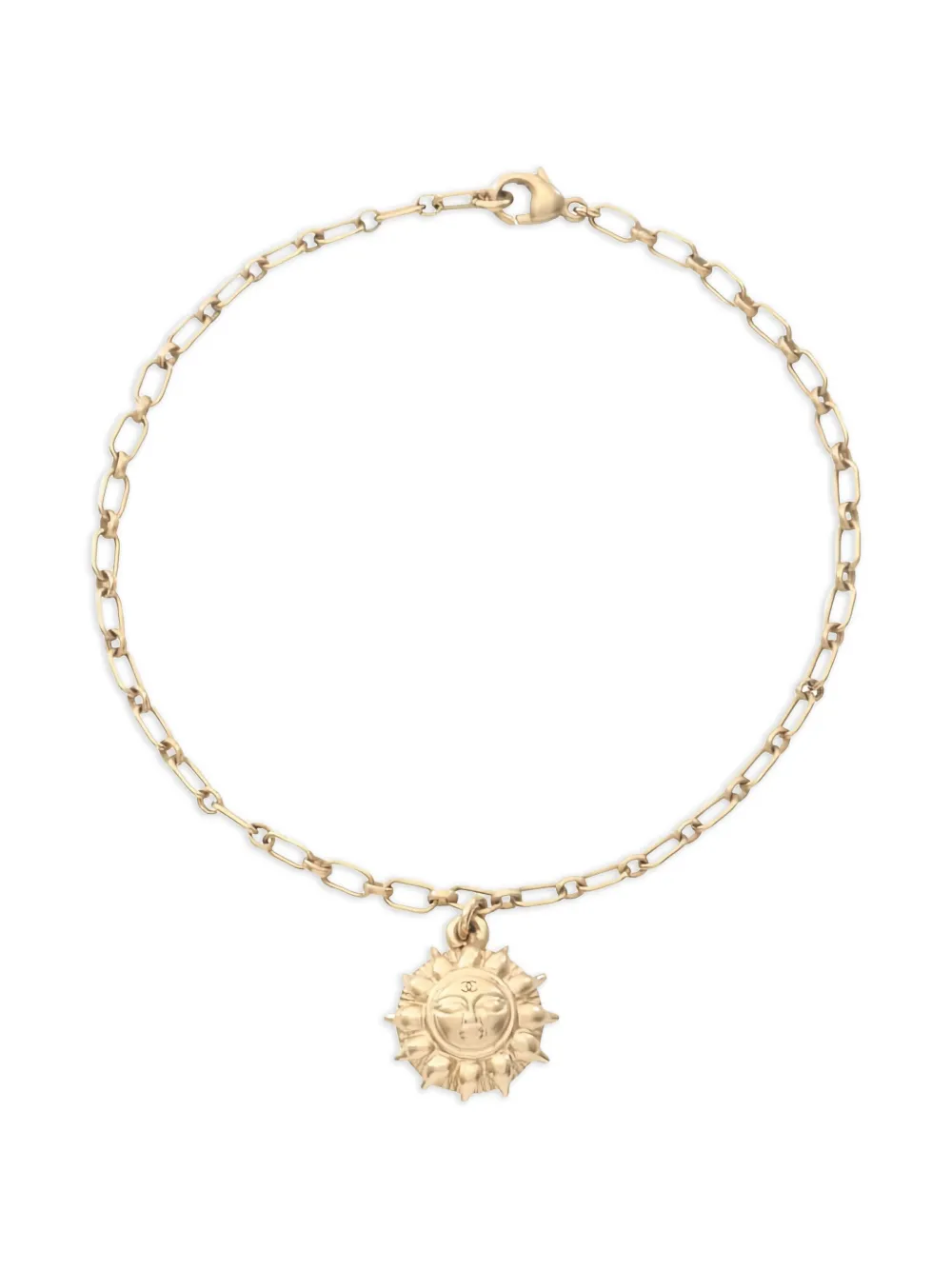CHANEL Pre-Owned sun-charm bracelet | Gold | Image 1