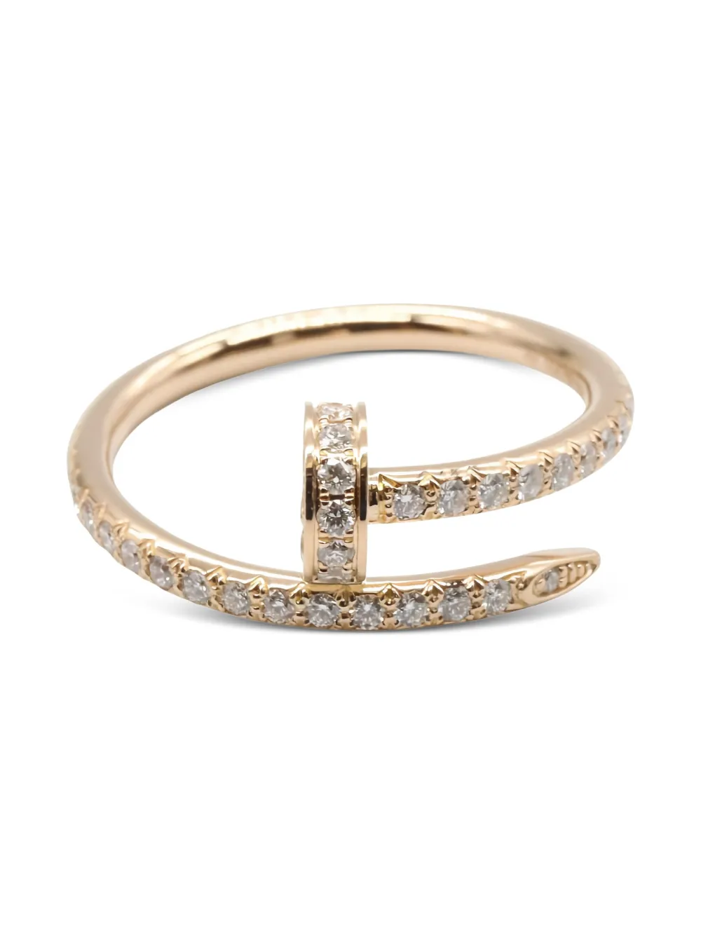 Cartier ダイヤモンドリング 18Kローズゴールド - ゴールドトーン Cartier ダイヤモンドリング 18Kローズゴールド - ゴールドトーン