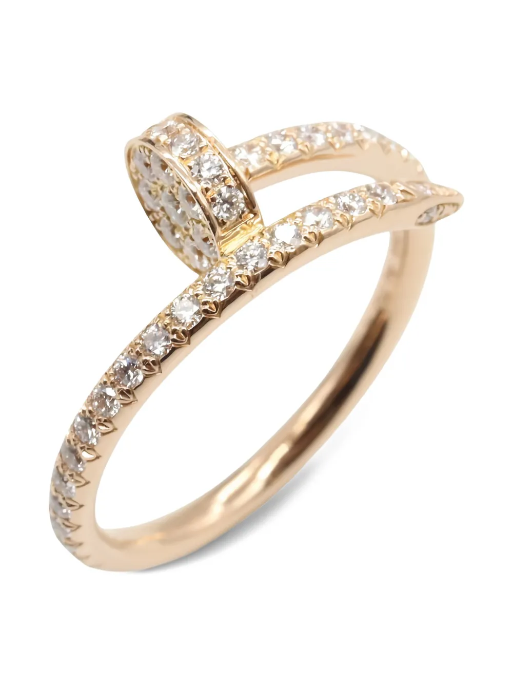 Cartier 18K rose gold diamond ring | Image 2