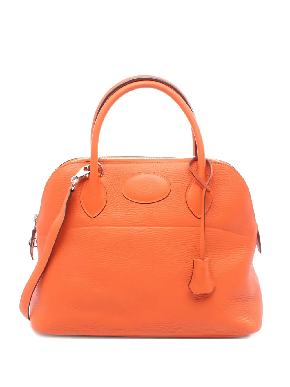 Hermès Pre-Owned Bolide 31 Feu leather top-handle tote bag | Orange | Image 1