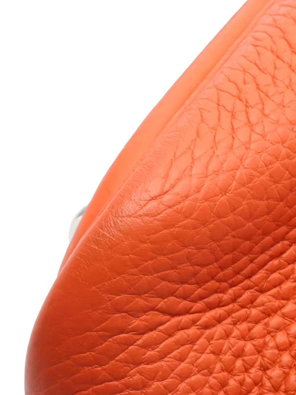 Pre-owned Hermes Bolide 31 Feu Leather Top-handle Tote Bag In Orange