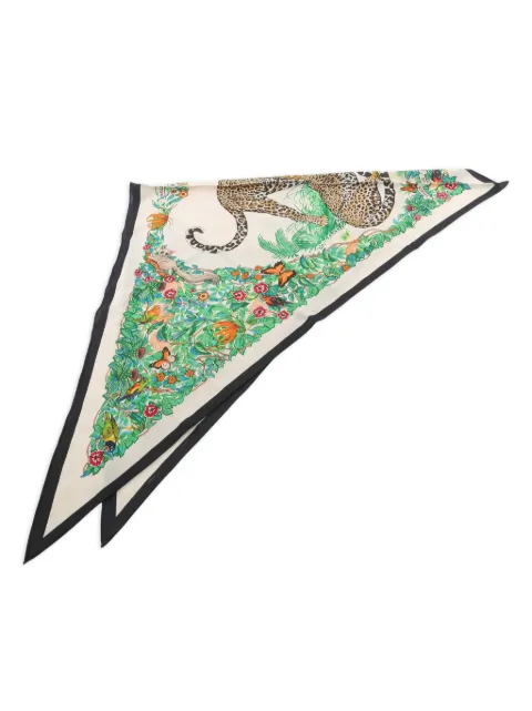 Hermès Pre-Owned Jungle Love triangle scarf