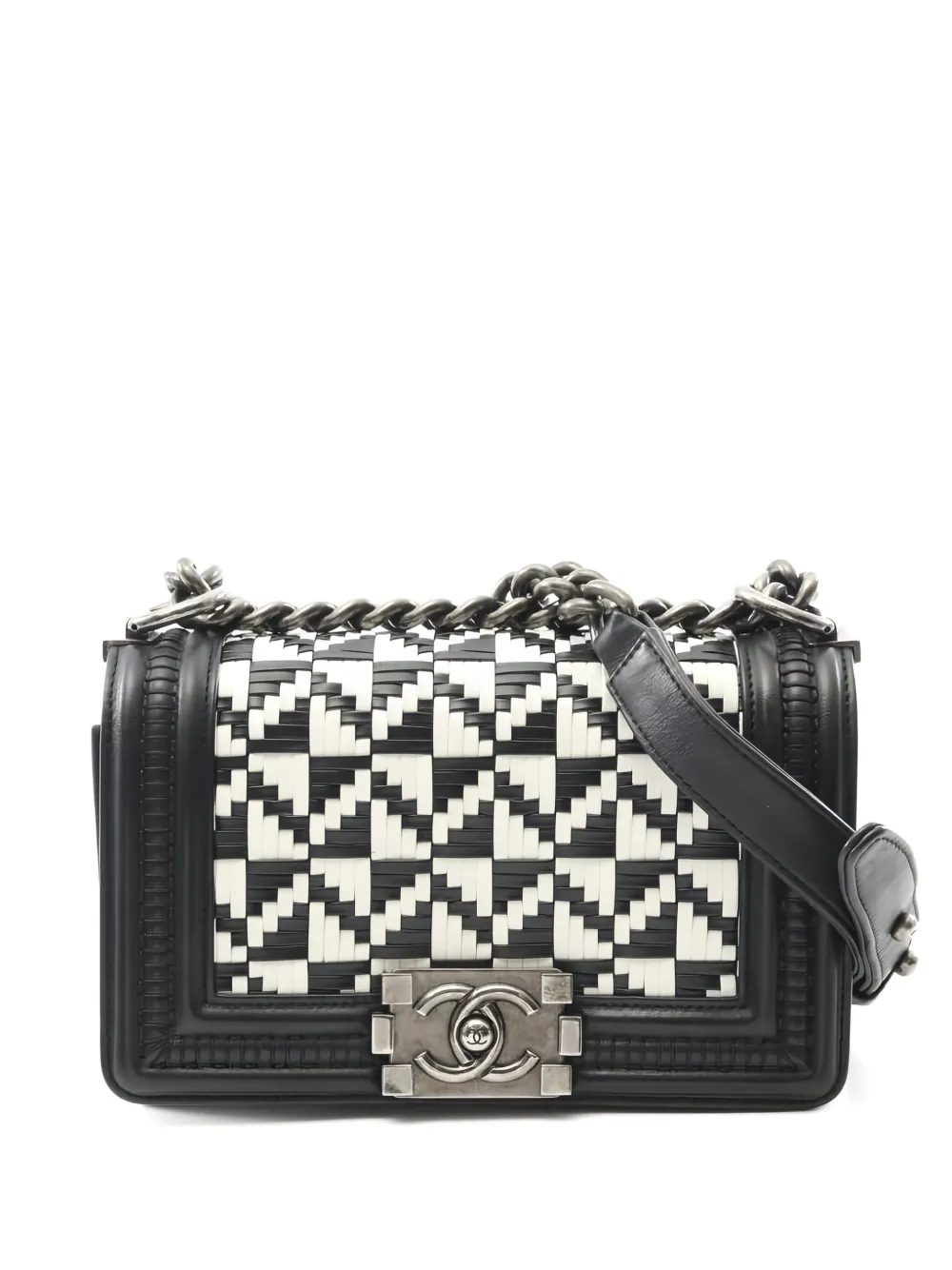 CHANEL Pre-Owned small Boy Chanel shoulder bag | Black | Image 1