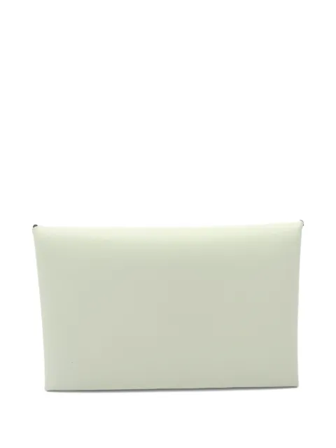 Hermès Pre-Owned 2022 Calviduo Vert Fizz wallet