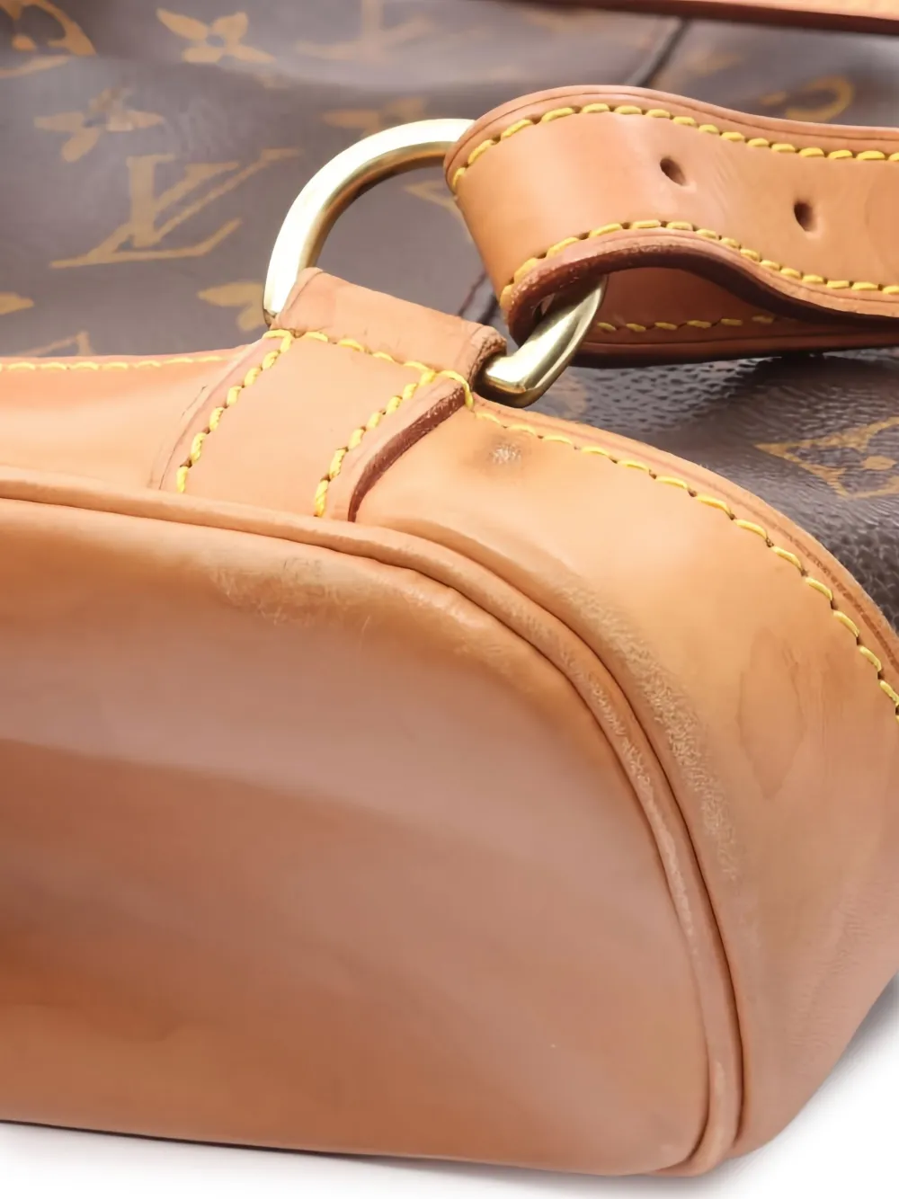 Pre-owned Louis Vuitton Montsouris Mm Monogram Backpack In Brown