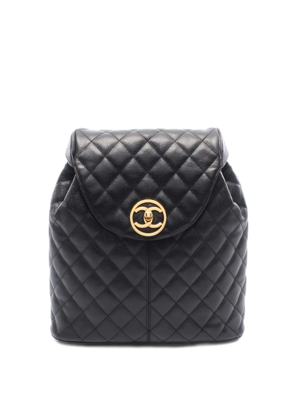 CHANEL Pre-Owned マテラッセ バックパック - ブラック CHANEL Pre-Owned マテラッセ バックパック - ブラック