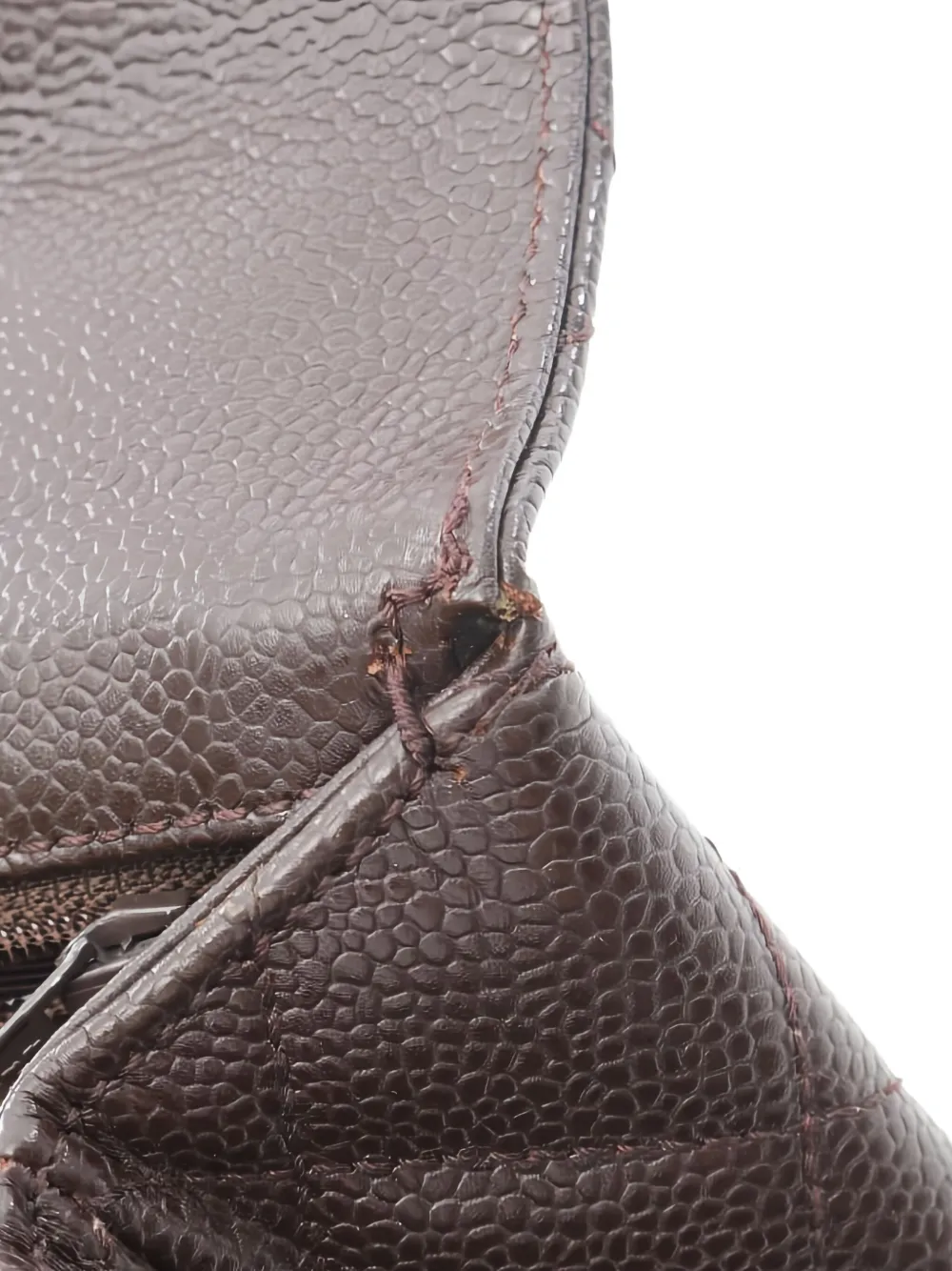 Pre-owned Chanel Matelassé Tote Bag In Brown