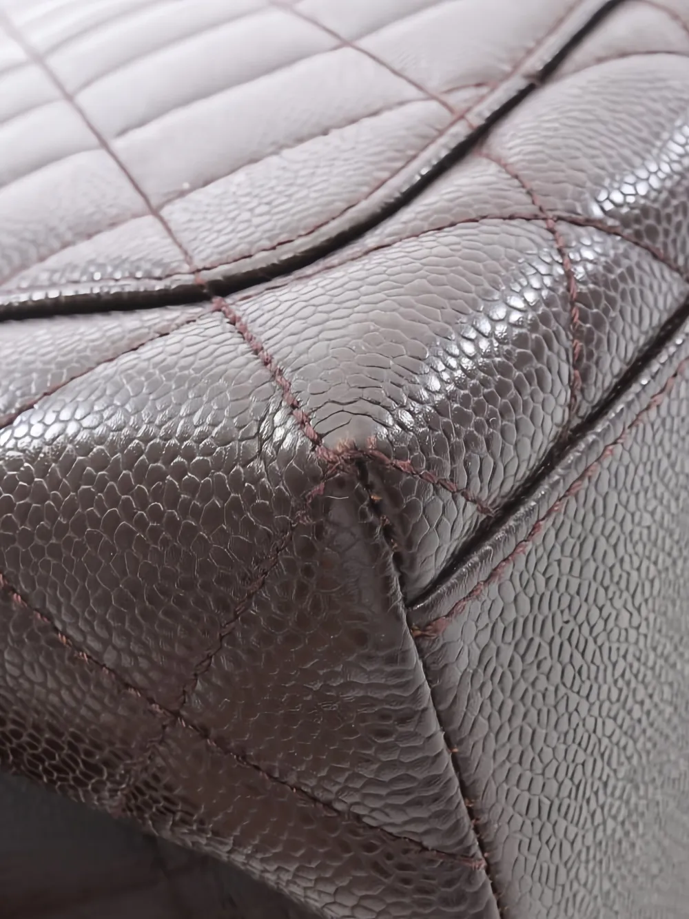 Pre-owned Chanel Matelassé Tote Bag In Brown