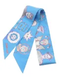 Hermès Pre-Owned 2020 Dress Code twilly scarf - Blue