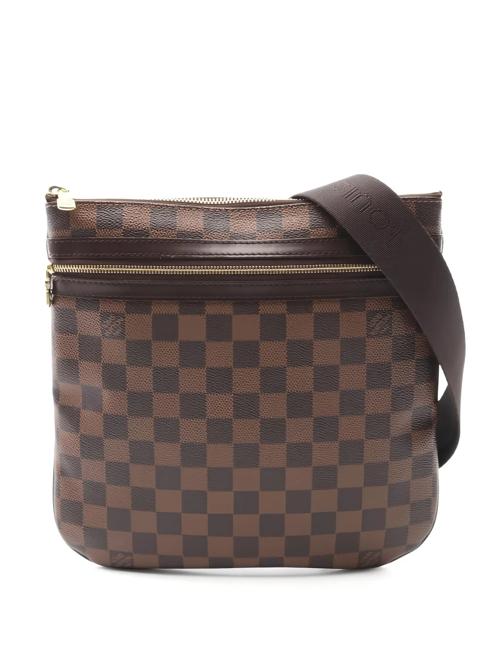 Pre-owned Louis Vuitton Bosforo Monogram Shoulder Bag In Brown