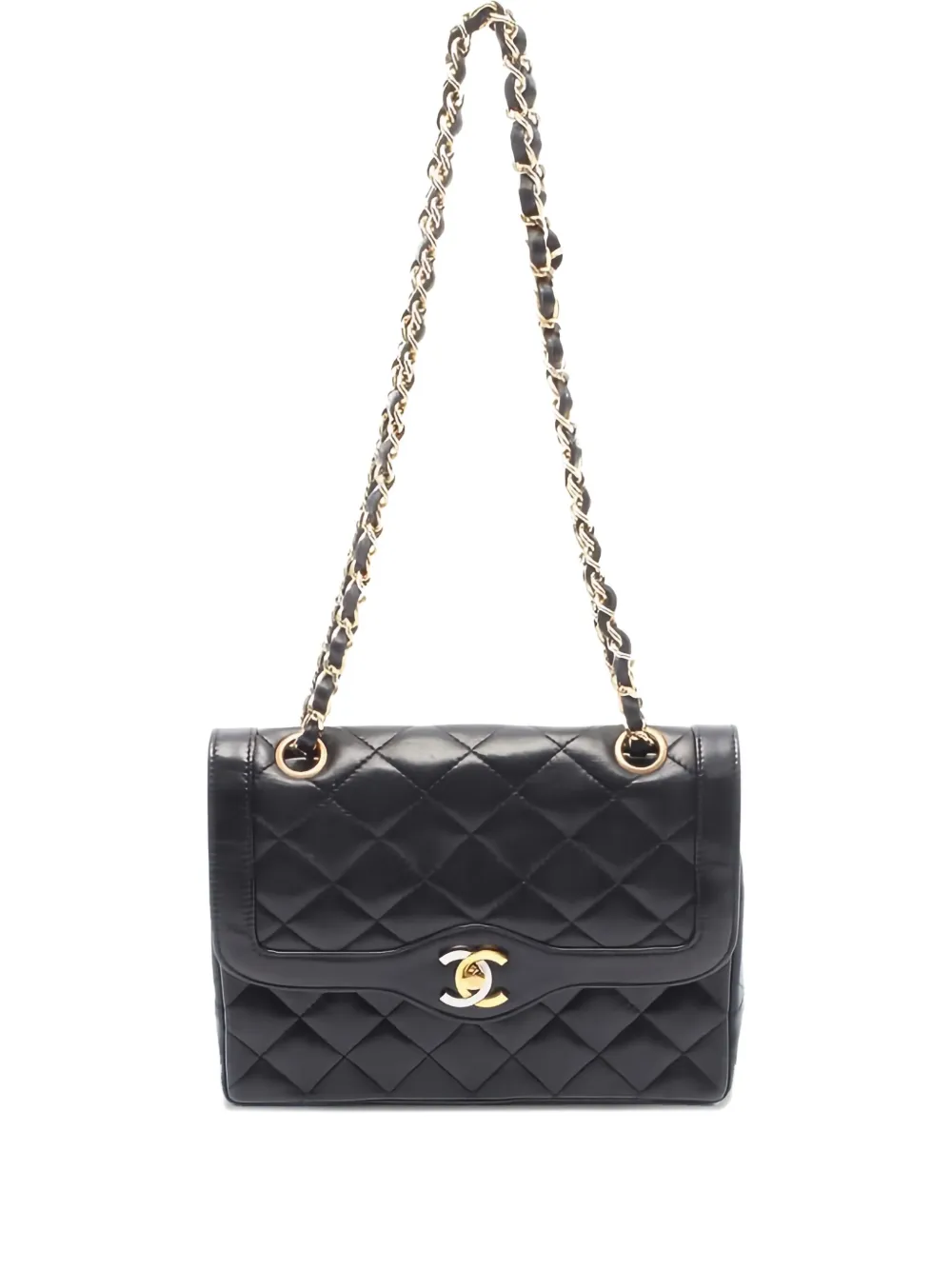 CHANEL Pre-Owned Paris ショルダーバッグ - ブラック CHANEL Pre-Owned Paris ショルダーバッグ - ブラック