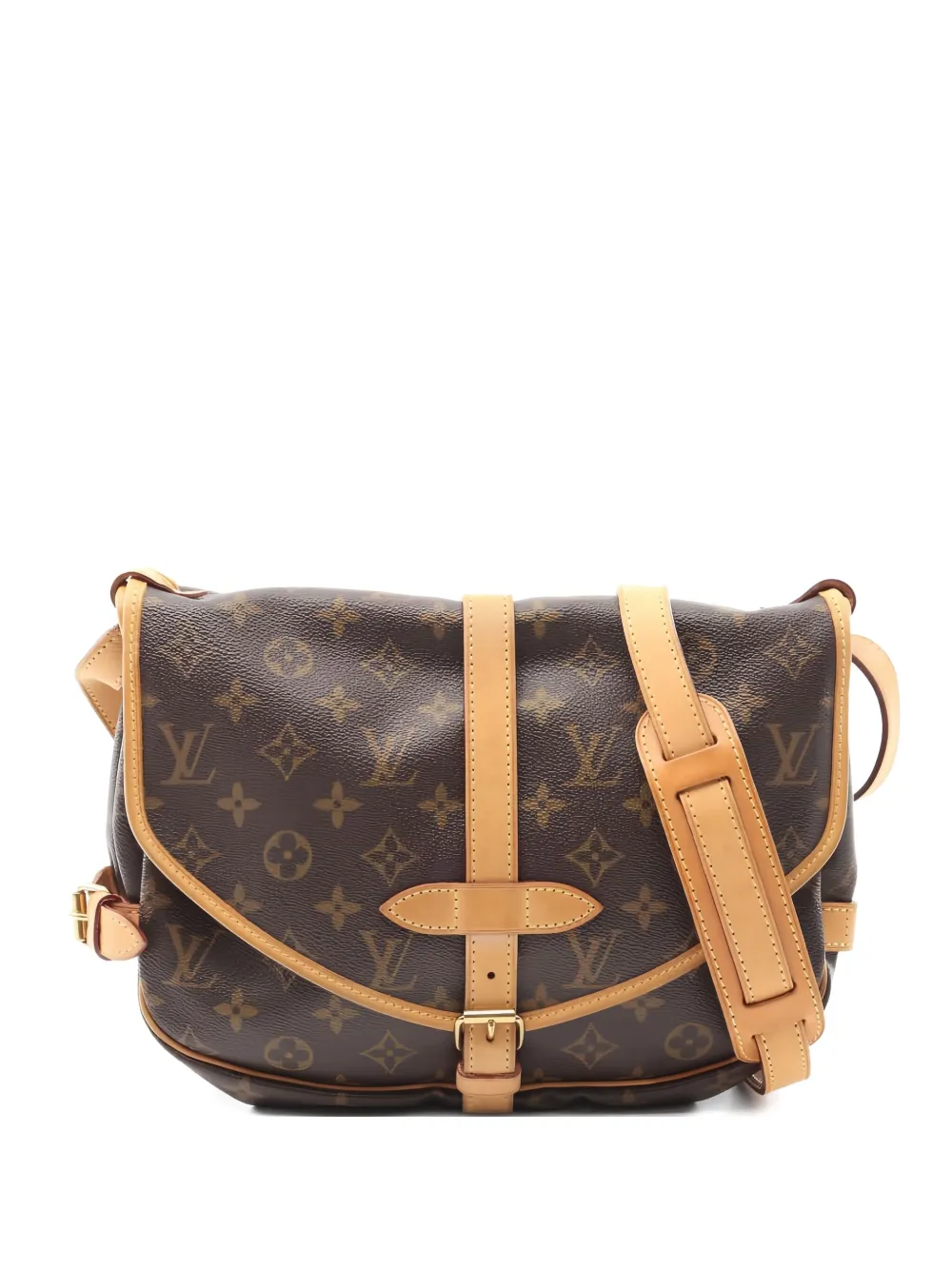 Louis Vuitton Pre-Owned Borsa a spalla Saumur 30 - Marrone