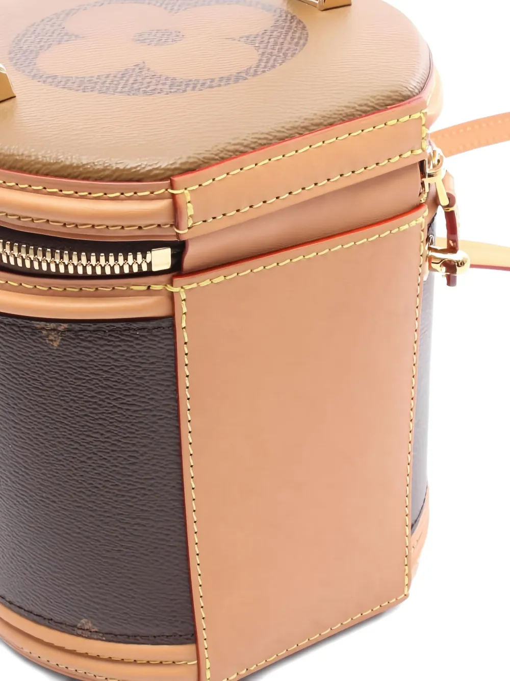 Pre-owned Louis Vuitton Cannes Two-way Bucket Bag In Neutral