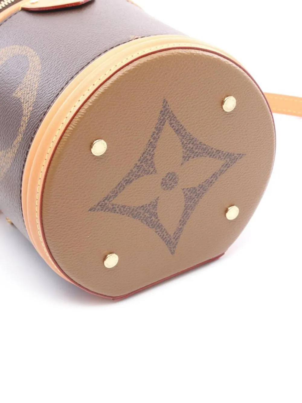 Pre-owned Louis Vuitton Cannes Two-way Bucket Bag In Neutral