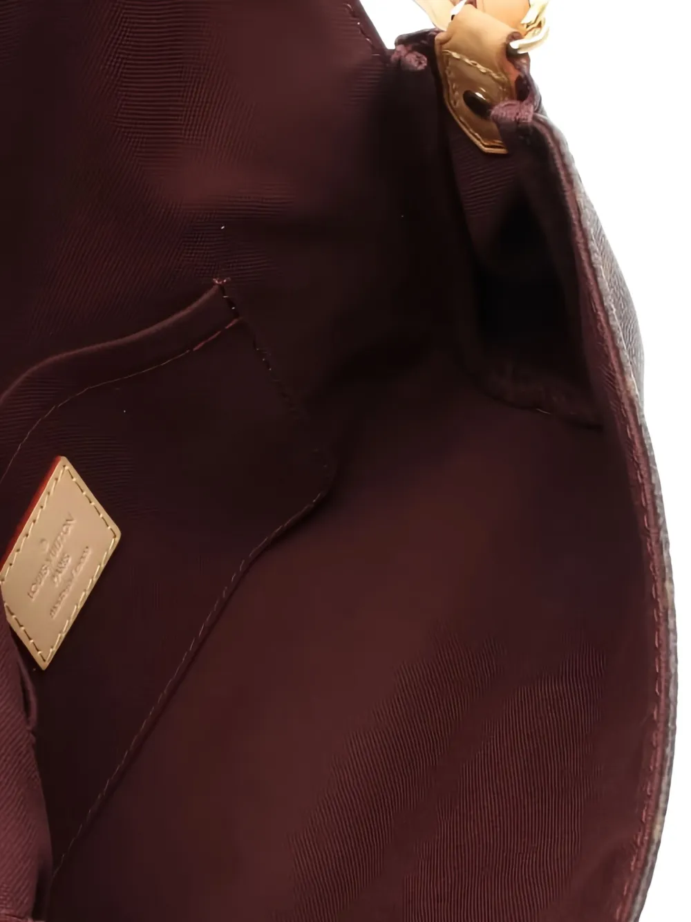 Pre-owned Louis Vuitton Favorite Mm Monogram Shoulder Bag In Brown