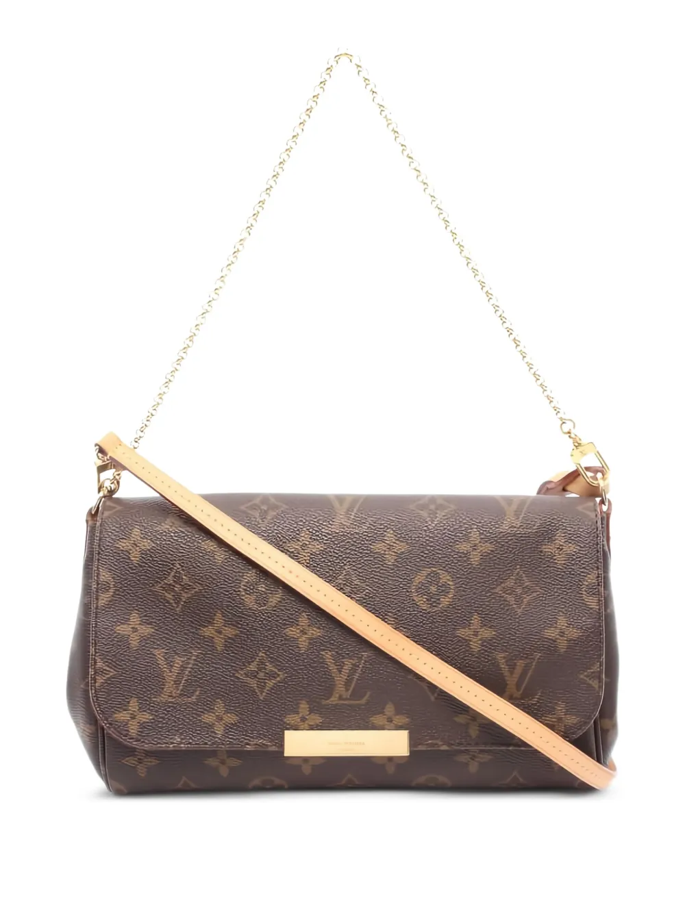 Louis Vuitton Pre-Owned Favorite MM monogram shoulder bag | Brown | Image 1