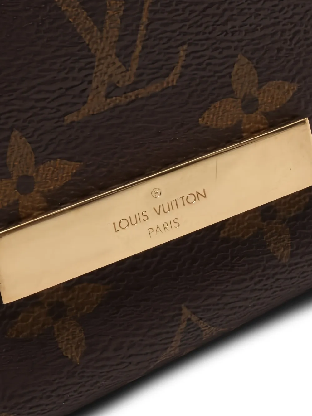 Pre-owned Louis Vuitton Favorite Mm Monogram Shoulder Bag In Brown