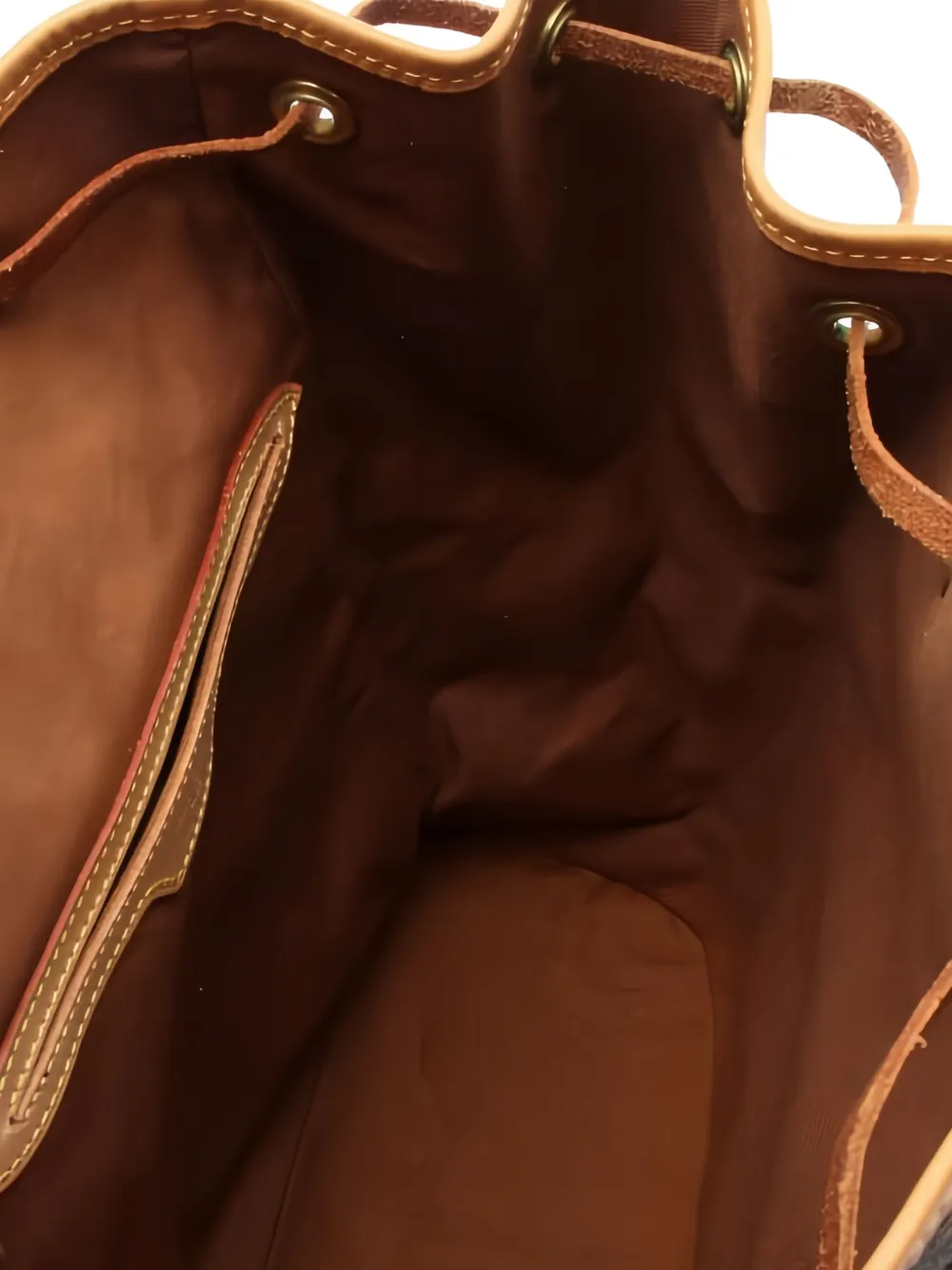 Pre-owned Louis Vuitton Monogram Montsouris Backpack In Brown