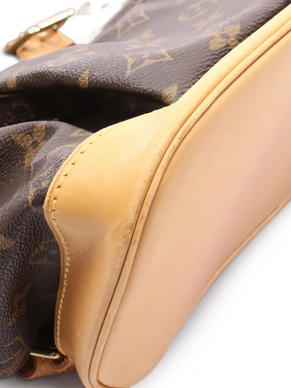 Pre-owned Louis Vuitton Monogram Montsouris Backpack In Brown