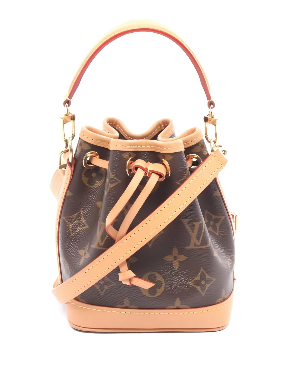 Louis Vuitton Pre-Owned Borsa a secchiello Noé nano - Marrone