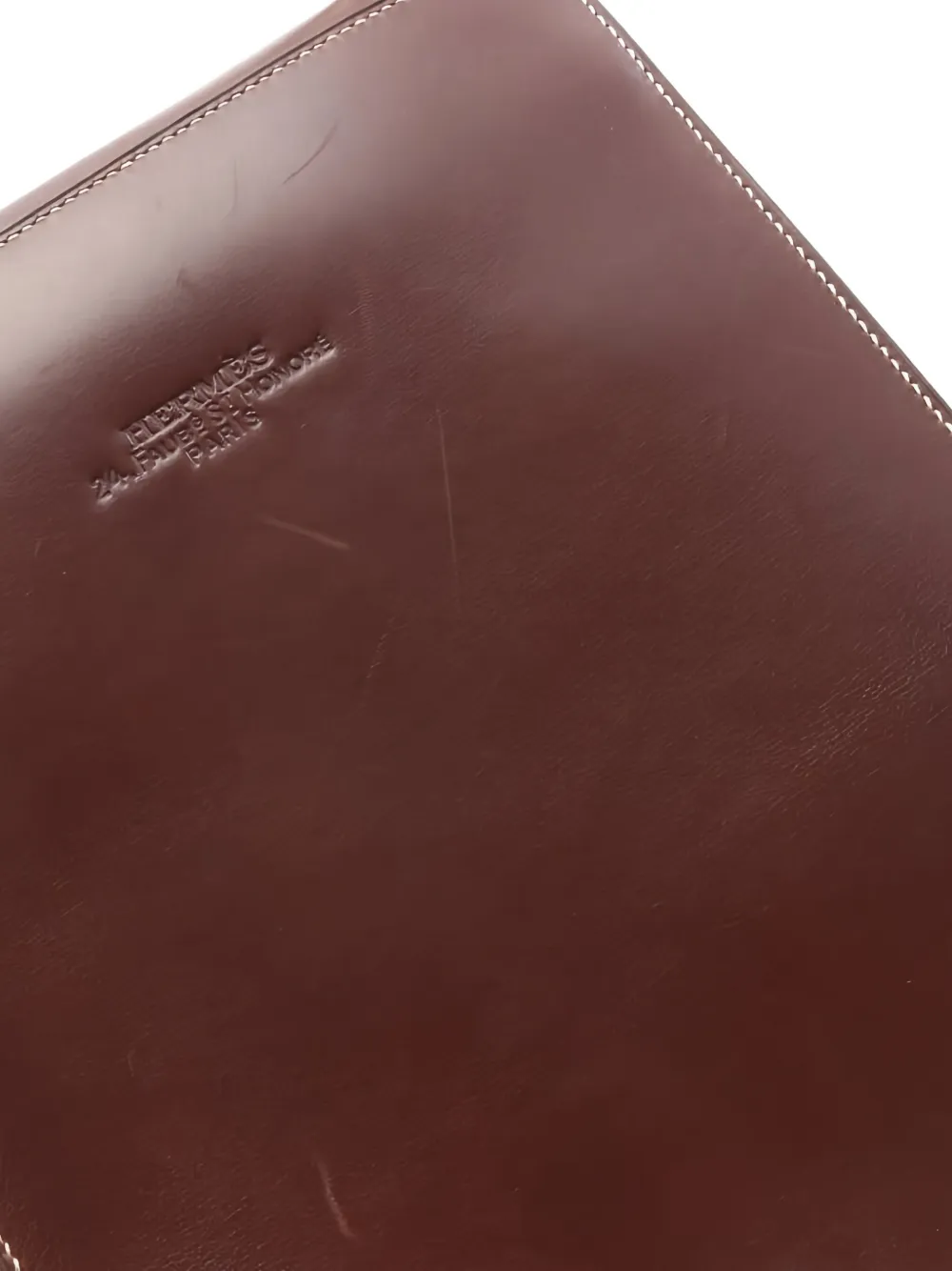 Pre-owned Hermes Lucy Mm Handbag In Brown