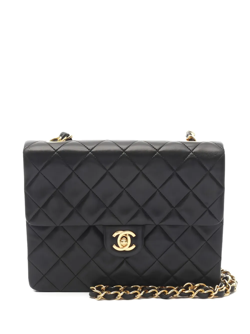 CHANEL Pre-Owned マテラッセ ショルダーバッグ - ブラック CHANEL Pre-Owned マテラッセ ショルダーバッグ - ブラック