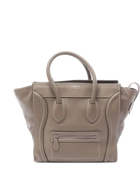 Celine Pre-Owned mini Luggage leather handbag